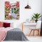 Stupell Industries Flower Garden Doorway Canvas Wall Art Design by Sara Baker
